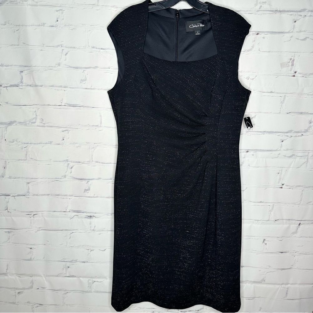 Chelsea Rose size 14 black sparkly dress - BNWT!‎